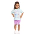 thumbnail image 2 of Stitch Toddler Girls Graphic Tee and Bike Shorts Set, 2-Piece, Sizes 12M-5T, 2 of 7