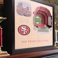thumbnail image 2 of YouTheFan NFL San Francisco 49ers 25-layer Stadiumview Wall Art, 2 of 5