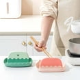 thumbnail image 3 of 2 Packs Kitchen Spoon Rest/Spoon Holder for Stove Top, Heat-Resistant Utensil Rest with Drip Pads, BPA Free Spatula Rests Organizer for Ladles,Pot Lid,Forks., 3 of 7