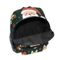 thumbnail image 6 of FORMRS School Backpack with Front Zippered Pocket 12" Student Travel Daypack, Whimsical Christmas, 6 of 6