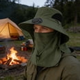 thumbnail image 4 of YiJuHui Solar Powered Fan Hat for Men, Rechargeable 360° Cooling Hat with USB Type-C, Wide Brim Sun Hat for Outdoor Fishing Hiking Camping Beach Gardening, 4 of 6