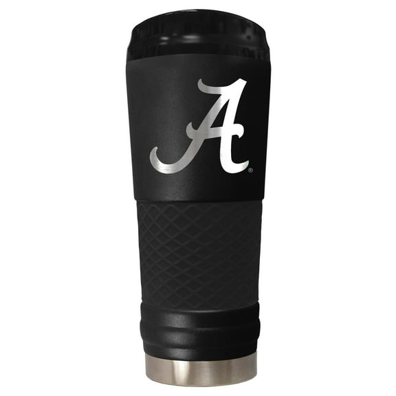Black Alabama Crimson Tide Stealth Matte 24oz Tumbler