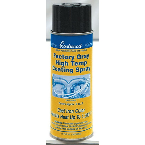 Eastwood z Paint Factory Gray Hi Temp Coating 11 75oz Aerosol Walmart Com Walmart Com