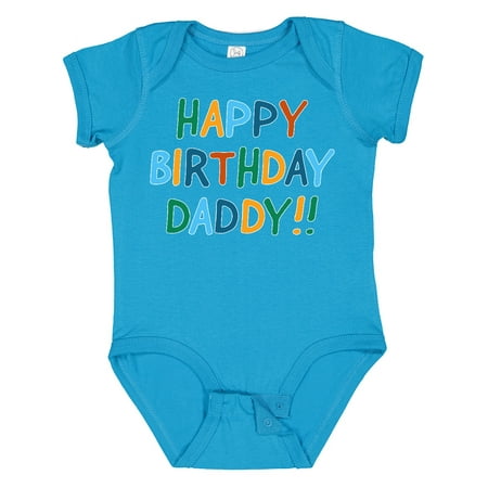 

Inktastic Happy Birthday Daddy!! Gift Baby Boy or Baby Girl Bodysuit