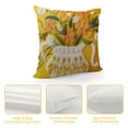 thumbnail image 4 of COMIO  Farmhouse Floral Blossom Tufted Throw Pillow Cover Spring Colorful Flower Vase Leaves Embroidery Pillowcase Soft Square Cushion Case, 4 of 5