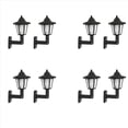 thumbnail image 4 of 8 X LED de Energía Solar Al Aire Libre Jardín Valla Linterna de Pared Lámpara de Luz Sensor de Luz, 4 of 5