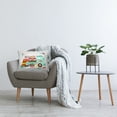 thumbnail image 3 of Stupell Industries Happy Place Flower Truck Decorative Printed Throw Pillow Design by Irene Chan., 3 of 6