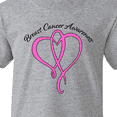 thumbnail image 4 of Inktastic Breast Cancer Awareness with Pink Ribbon Heart Youth T-Shirt, 4 of 5