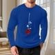 thumbnail image 5 of Ceisia Men Casual Fashion Print Round Neck Pullover Long Sleeve Sweatshirt Gift, 5 of 6