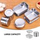 thumbnail image 3 of KAKOWELY 3Ud Cajas Bento Con De Acero Inoxidable Para Guardar Frescos, 3 of 8