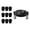 10PCS BLACK, variant on Misright Wood Drill Guide Jig for Board Alignment and Dowel Joint Drilling