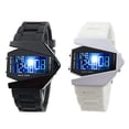 thumbnail image 2 of UDIYO Cool Men\'s Oversized Design Light Digital Sports Plan Shaped Dial Wrist Watch, 2 of 7