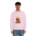thumbnail image 4 of Pumpkin Skull Dot Day Unisex Heavy Blend™ Crewneck Sweatshirt, 4 of 7