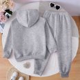 thumbnail image 5 of Kaprioy Baby Girl Fall Winter Clothes Toddler Girl Clothes Baby Girls Clothes Girls 2PCS Fall Winter Hoodie Outfits Set Print Toddler Girls Long Sleeve Top Pants Set, 5 of 7