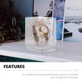 thumbnail image 4 of SHISUYAN 6Pcs Watch Display Stand Boxes Transparent Watch Boxes Square Watch Cases Watch Gift Boxes, 4 of 9