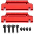 thumbnail image 2 of 2Pcs Aluminum Center Sway Bar Mounts 1/8 Scale ARRMA 6S Alloy Roll Bar Retainer Compatible with 1:8 ARRMA Kraton 6S RC Car Upgrade Parts, Replace #AR310854 (Red), 2 of 6