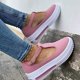 thumbnail image 2 of Sandalias de Cuña Media con Punta Abierta Básica Para Mujer, Sandalias de Punta Abierta Zapatos de Mujer Zapatillas de Deporte Cuñas de Moda Para Mujer Alpargatas Calzado Deportivo de Verano,U-39 Xishao ropa, 2 of 2