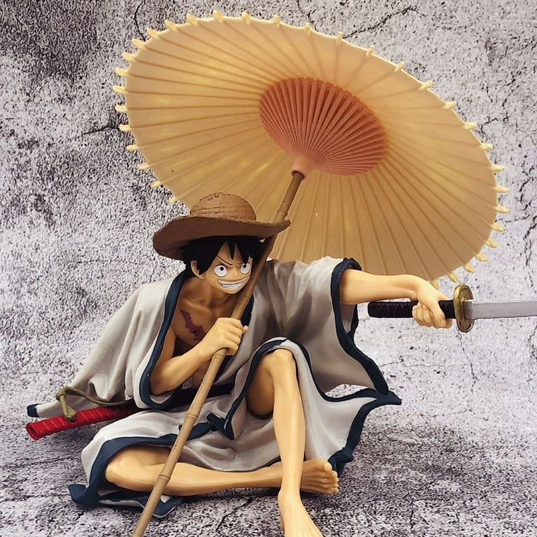 Wanwan One Piece Luffy Action Figure, Kimono Decor, Long Wanwan One Piece Luffy Action Figure, Kimono Decor, Long