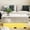 White, variant on LED coffee table with storage and color - changing lights / For modern and traditional homes / Keeps your daily items within reach