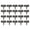 Black, variant on Garden Fence,Retaining Wall Block Garden Edging Border Stone,Garden Border Landscape No Dig Edging Blocks Garden Plastic Fence for Mulch Flower Bed Patio Lawn Path Walkway