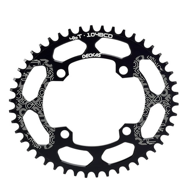 CAROOTU Plateau Étroit Large Dents Alliage d'Aluminium Simple Plateau Plateau Roue pour Vélo