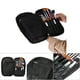 thumbnail image 5 of Bolsa De Brochas De Maquillaje Profesional De 2 Colores, Estuche Organizador De Artículos De Tocador Portátil Con Cremallera, Pequeños Agujeros Y Bolsillos, Bolsillo De Red, 5 of 7