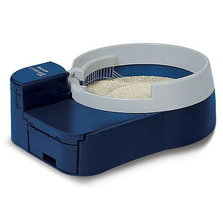 Petmate Litter Round-Up One-Touch Self-Cleaning Litter Box