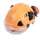 thumbnail image 4 of Lente transparente para escalada en roca al aire libre, protección Industrial, casco de seguridad ligero naranja, Kit de orejeras para rescate en trabajos aéreos, 4 of 8