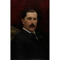 thumbnail image 2 of Gunnar Berndtson 13x18 Black Ornate Wood Framed Double Matted Museum Art Print Titled - Portrait of Baron Delort De Gleon (1883), 2 of 5