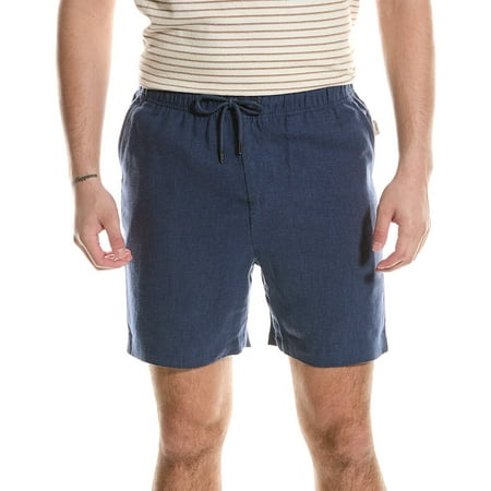 Onia mens Linen-Blend Short, XL, Blue