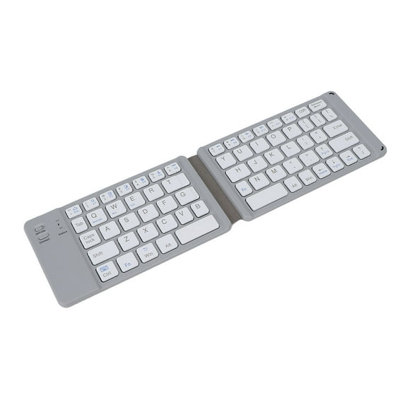 Foldable Keyboard ,Travel Keyboard BT3.0 Fast Typing Silent 120mAh Battery Compact Size Wide Compatibility Mini Keyboard