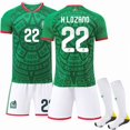 thumbnail image 1 of Conjunto de fútbol 2026, transpirable, camiseta de manga corta y pantalón corto., 1 of 4
