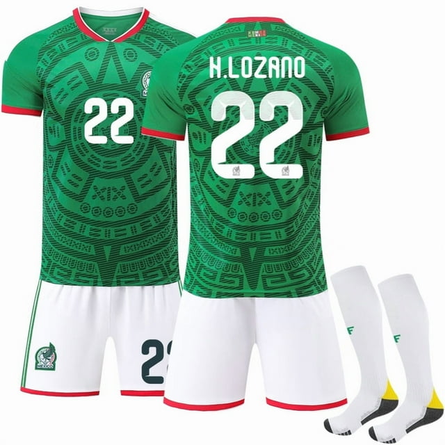 Conjunto de fútbol 2026, transpirable, camiseta de manga corta y pantalón corto.
