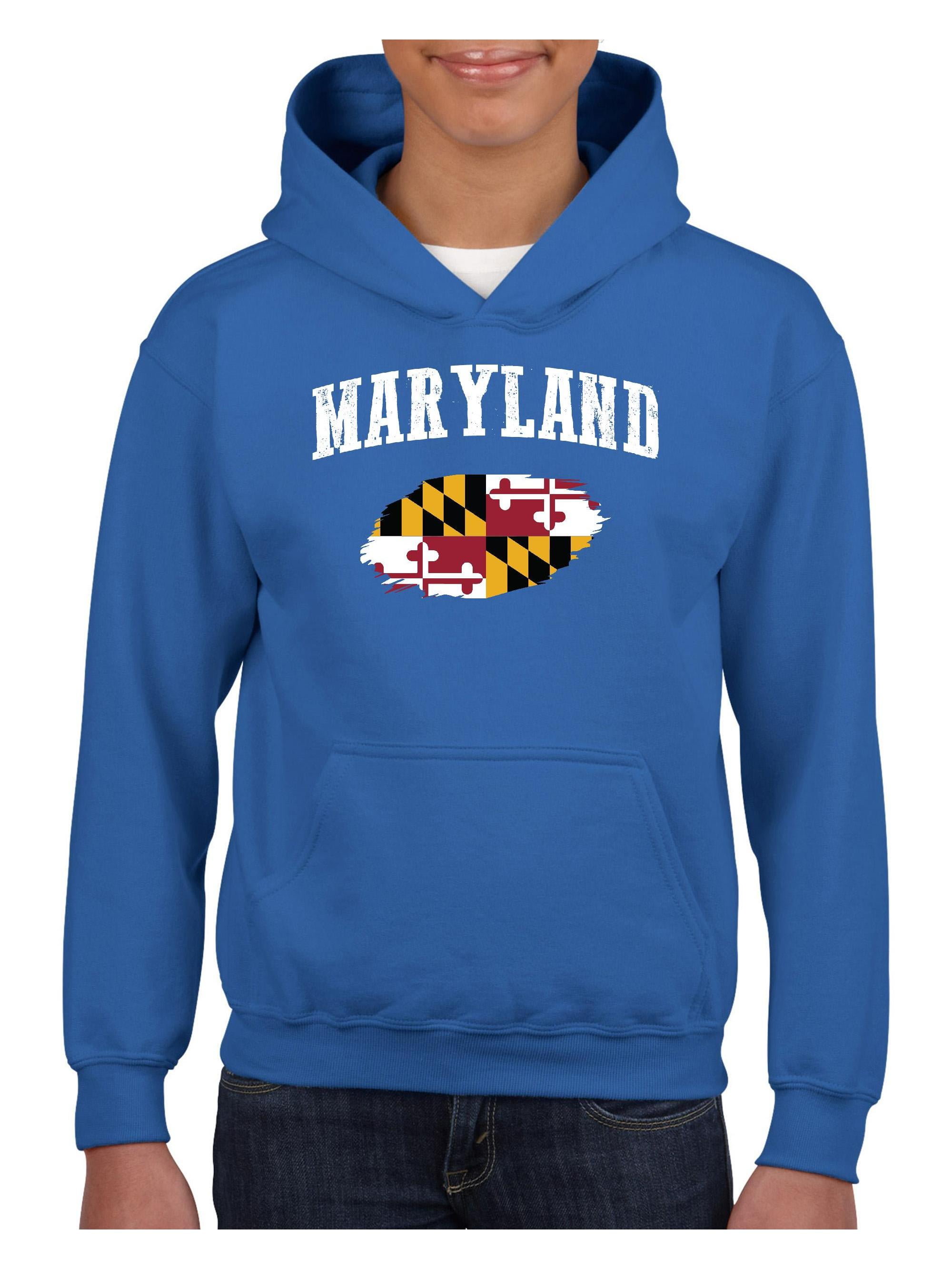 WWTBBJ-B Maryland State Flag with Stars Cool Adolescent Boys & Girls Unisex Sweater Keep Warm