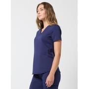 Scrubstar Ultimate Women’s Antimicrobial Welt Pocket V-Neck Scrub Top, Sizes XS–3XL