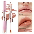 thumbnail image 3 of Double Ended Lip Liner And Gloss 2 In 1 Multifunctional Lip Pencil For Precise Definition And Shine Long Lasting Non Lip Makeup, 3 of 4