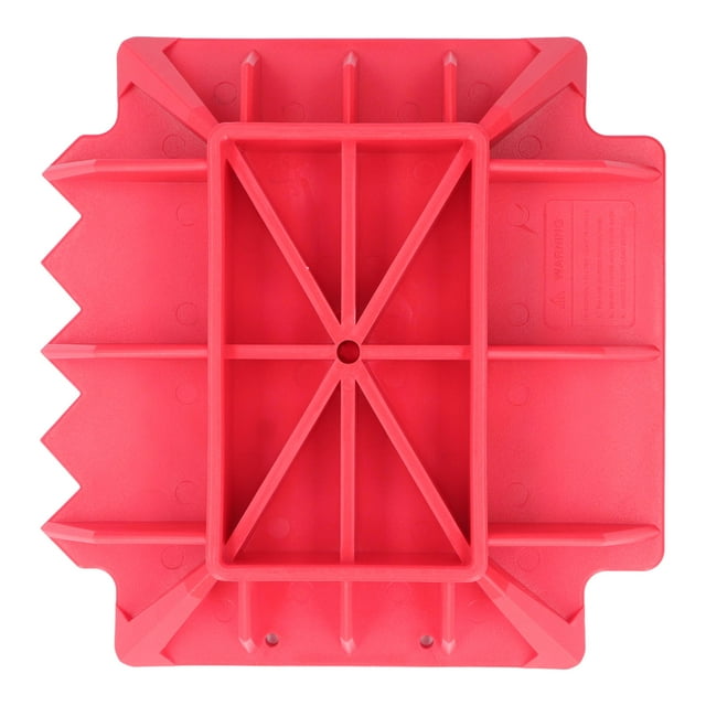 Coussin de Base Jack Alleviate en Nylon Dur Rouge Dentelé de Remplacement pour X‐treme Tout‐terrain Rescue