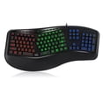 Adesso AKB-150EB - 3-Color Illuminated Ergonomic Keyboard with 20 ...