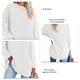 thumbnail image 3 of Camiseta Larga Suave, Top Femenino De Cuello Redondo De Poliéster Para Exteriores Para El Hogar ANGGREK Otros, 3 of 4