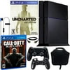 PS4 500GB UNCHARTED Collection Bundle with Black OPS III & More