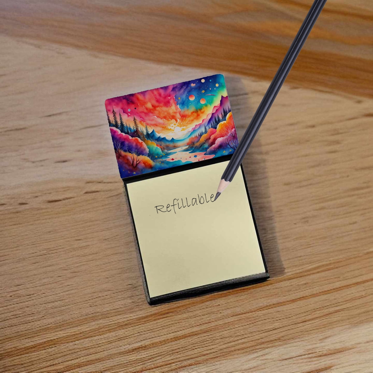 Amaranths in Color Sticky Note Holder 3.25 in x 5.25 in