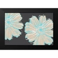 thumbnail image 2 of Cusson, Marie Elaine 14x11 Black Modern Framed Museum Art Print Titled - Flower Pop Sketch IX-Charcoal BG, 2 of 5