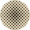 thumbnail image 1 of Ahgly Company Tapis Rond Lavable en Machine Intérieur Transitionnel Beige Blé, 4 Pieds Rond, 1 of 7