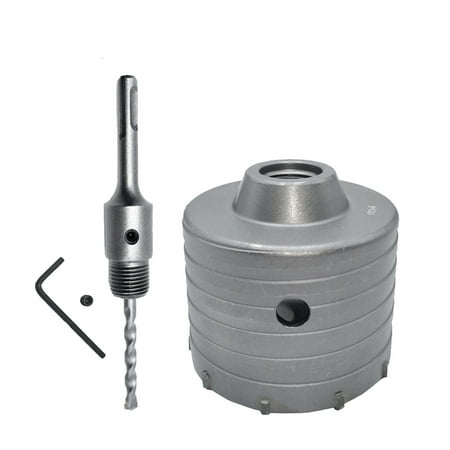 

1 Set SDS PLUS 80mm Concrete Electric Hollow Core Drill Bit 110mm Cement Stone Wall Air Conditioner