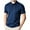B-Dark Blue, variant on DDAPJ pyju Mens Printed Polo Shirt Business Casual Collared T-Shirt Short Sleeve Performance Moisture Wicking Golf Polos Liquidación Hoy Prime Gray M