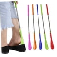 thumbnail image 2 of Raindrops 5-Pack Plastic Shoehorn with Handle, Lightweight and Portable for Home Use and Travel Convenience, 2 of 8