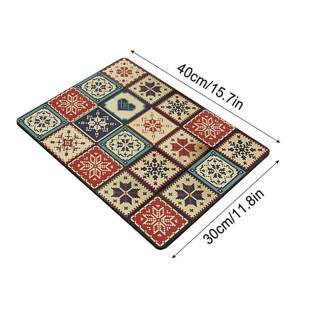 Pisexur Batería de cocina Alfombrilla de drenaje para cocina, alfombrilla aislante sin lavado, alfombrilla antideslizante para comidas, alfombrilla para cuencos y sec para la cocina del hogar