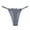 Grey, variant on Women's Panties Elegant Mesh Full Sheer Lace Seamless Thong with Bow for a Red M