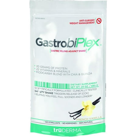 GastrobiPlex Weight Loss Meal Replacement Shake | French Vanilla - 24 oz