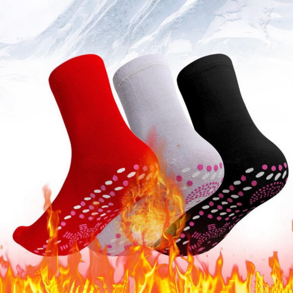 Hot Moxibustion Massage Socks With NonSkid Grips for Lymphedema